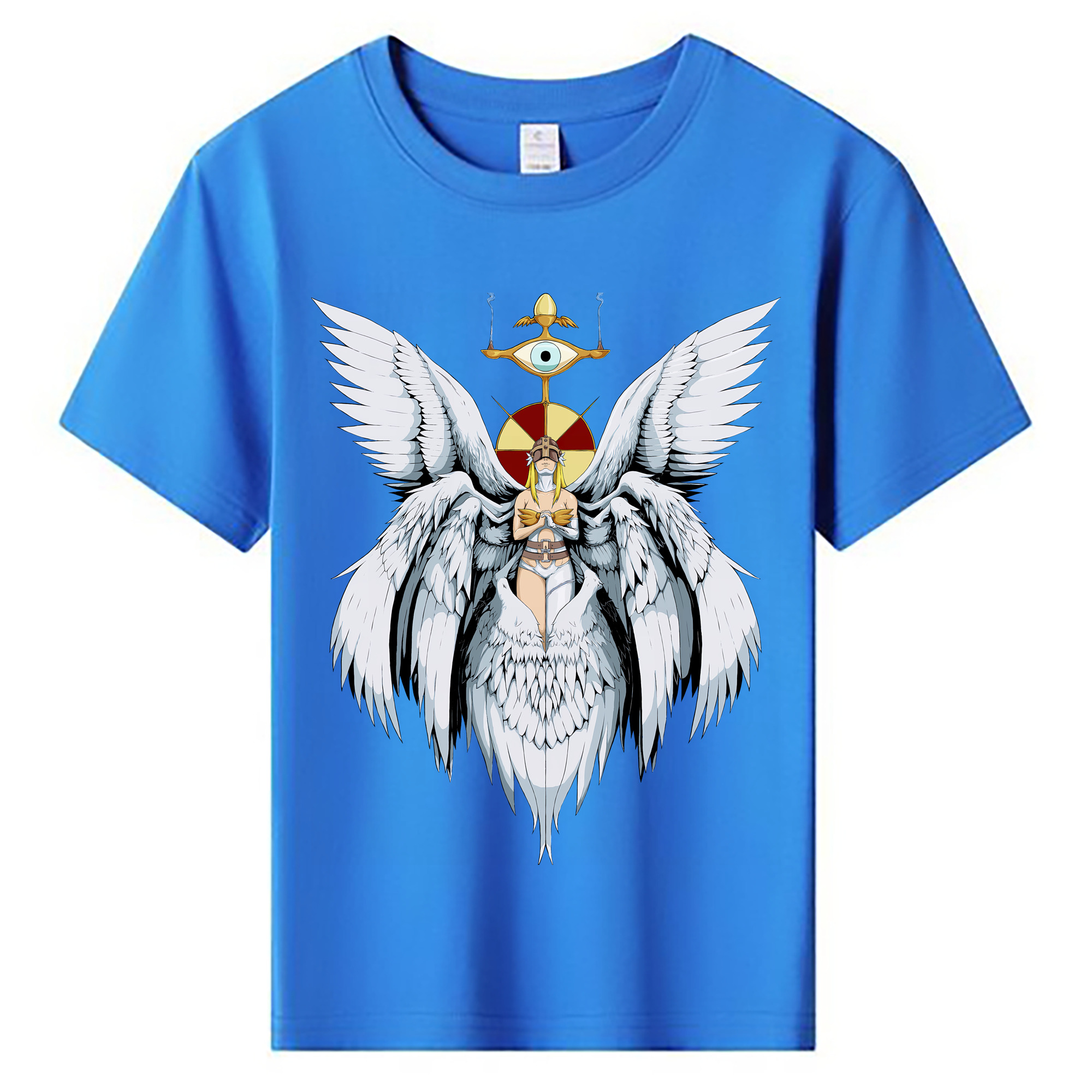 （画像用） Digimon デジタルモンスター/デジモン 綿100％キッズTシャツ（フロントプリント）